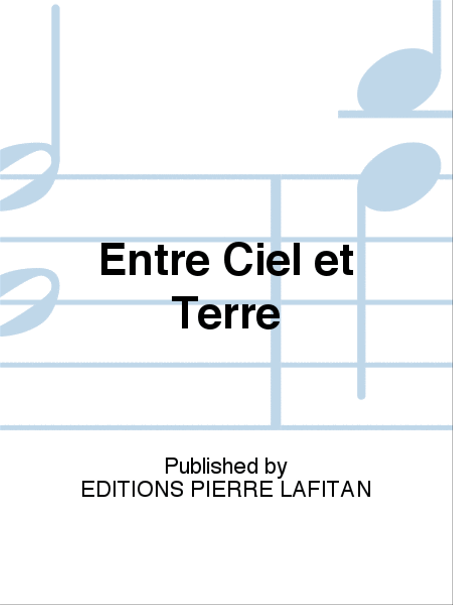 Entre Ciel et Terre School and Community scores gallery preview page 1