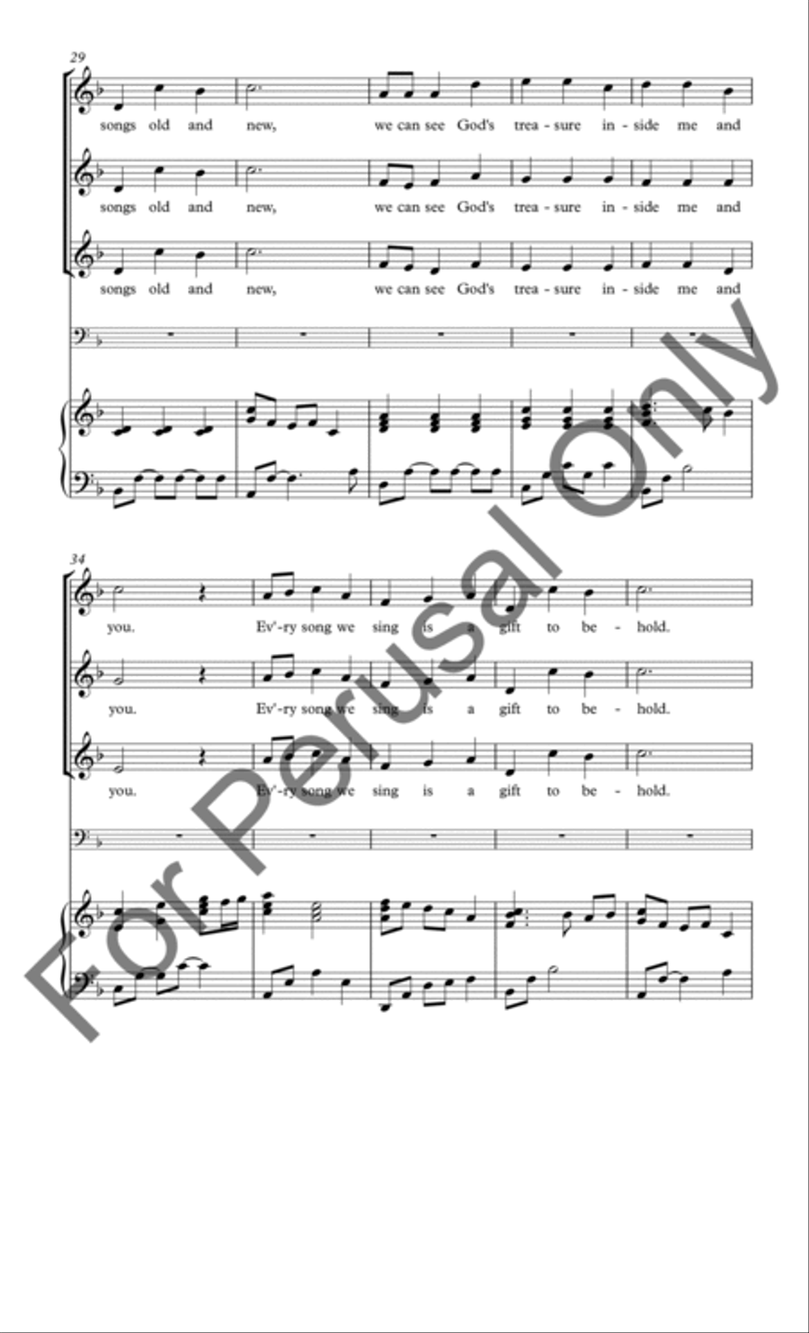 Musica Est Dei Donum Optimi SSAA scores gallery preview page 5