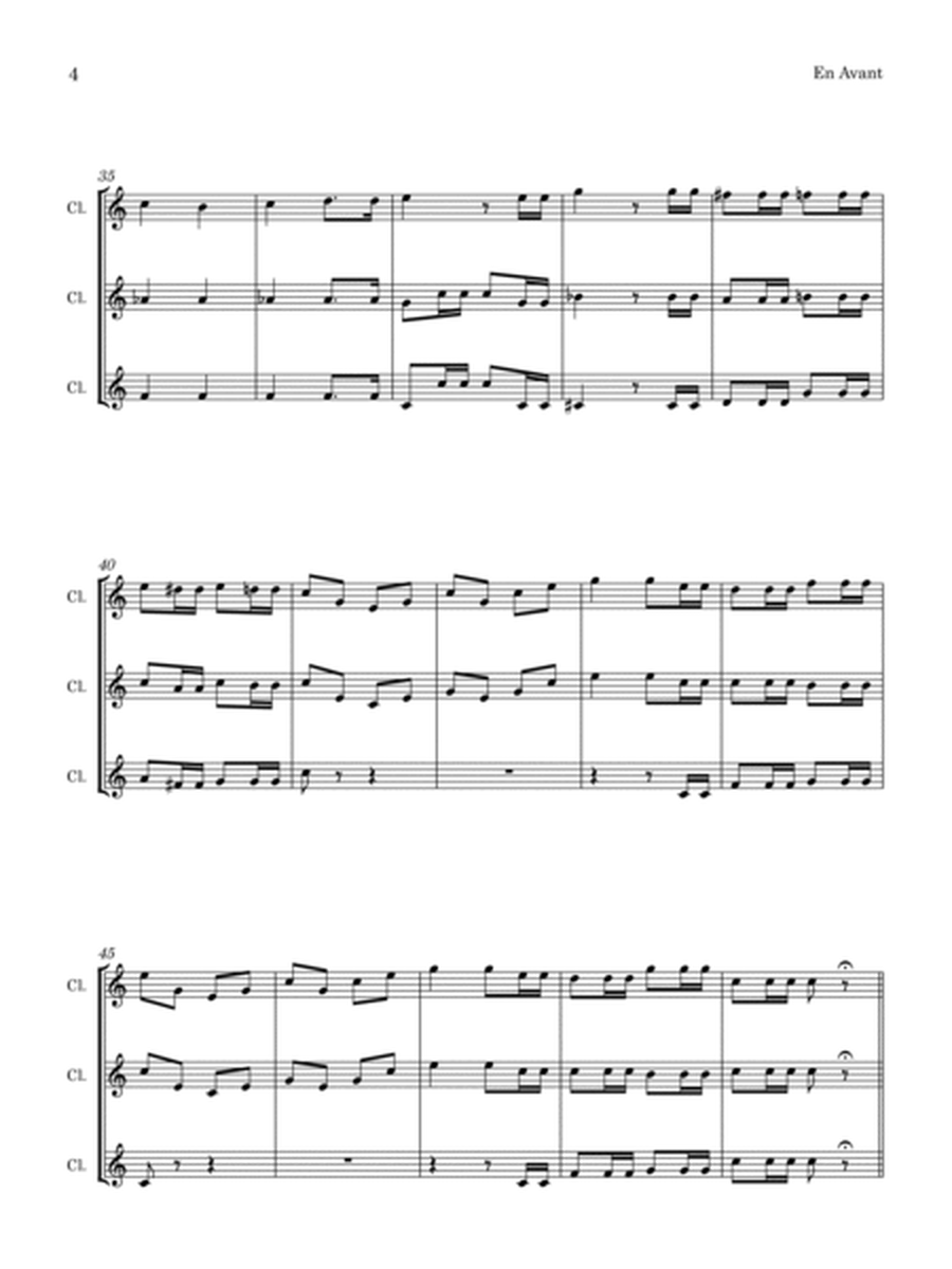 En Avant (for Clarinet Trio) image number null