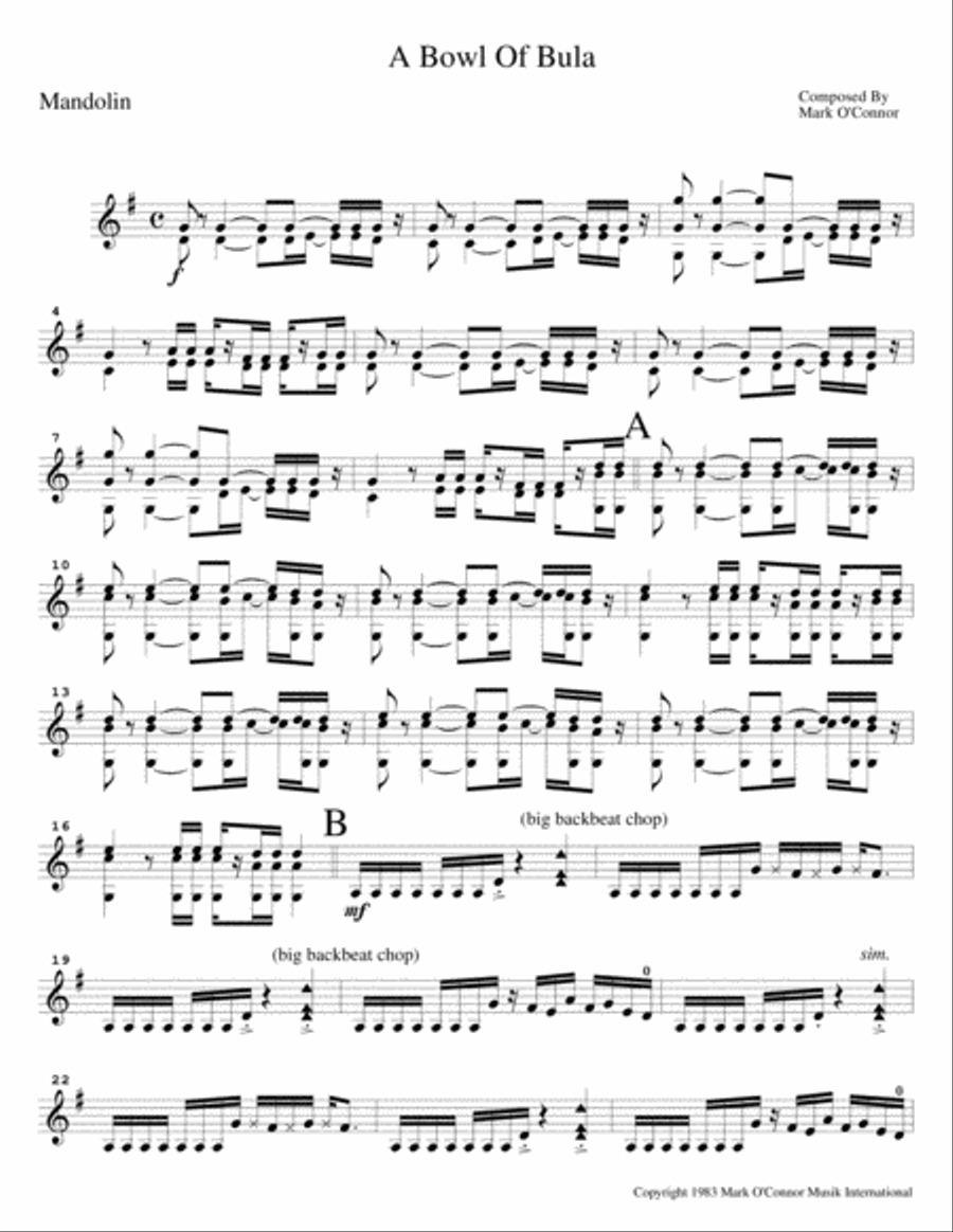 Thirty-Year Retrospective Collection (Mandolin Part – violin, mandolin, guitar, bass) Small Ensemble scores gallery preview page 4