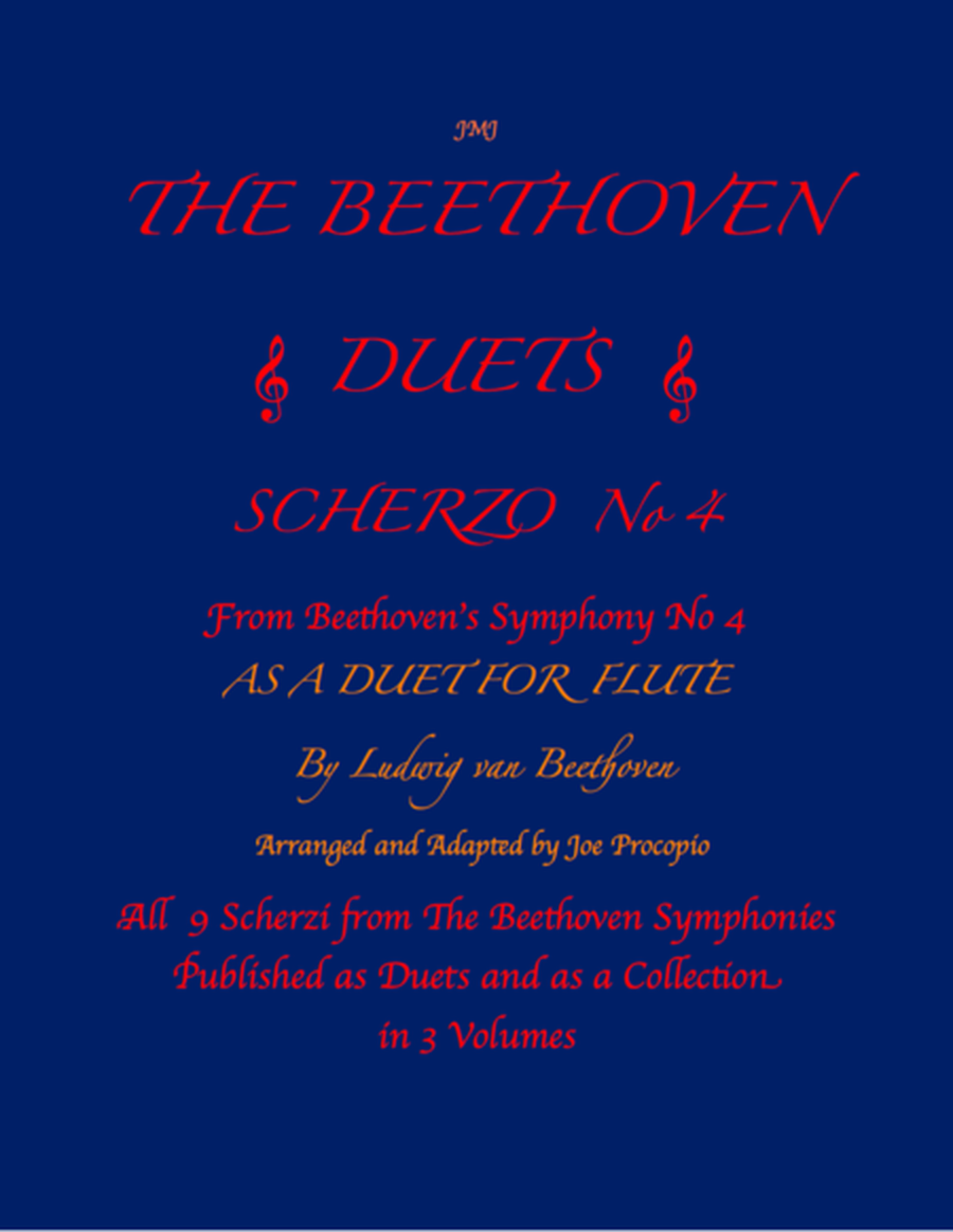 The Beethoven Duets For Flute Scherzo No. 4 image number null