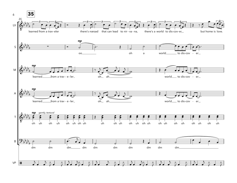 Slow Up Slow Up A Cappella scores gallery preview page 6