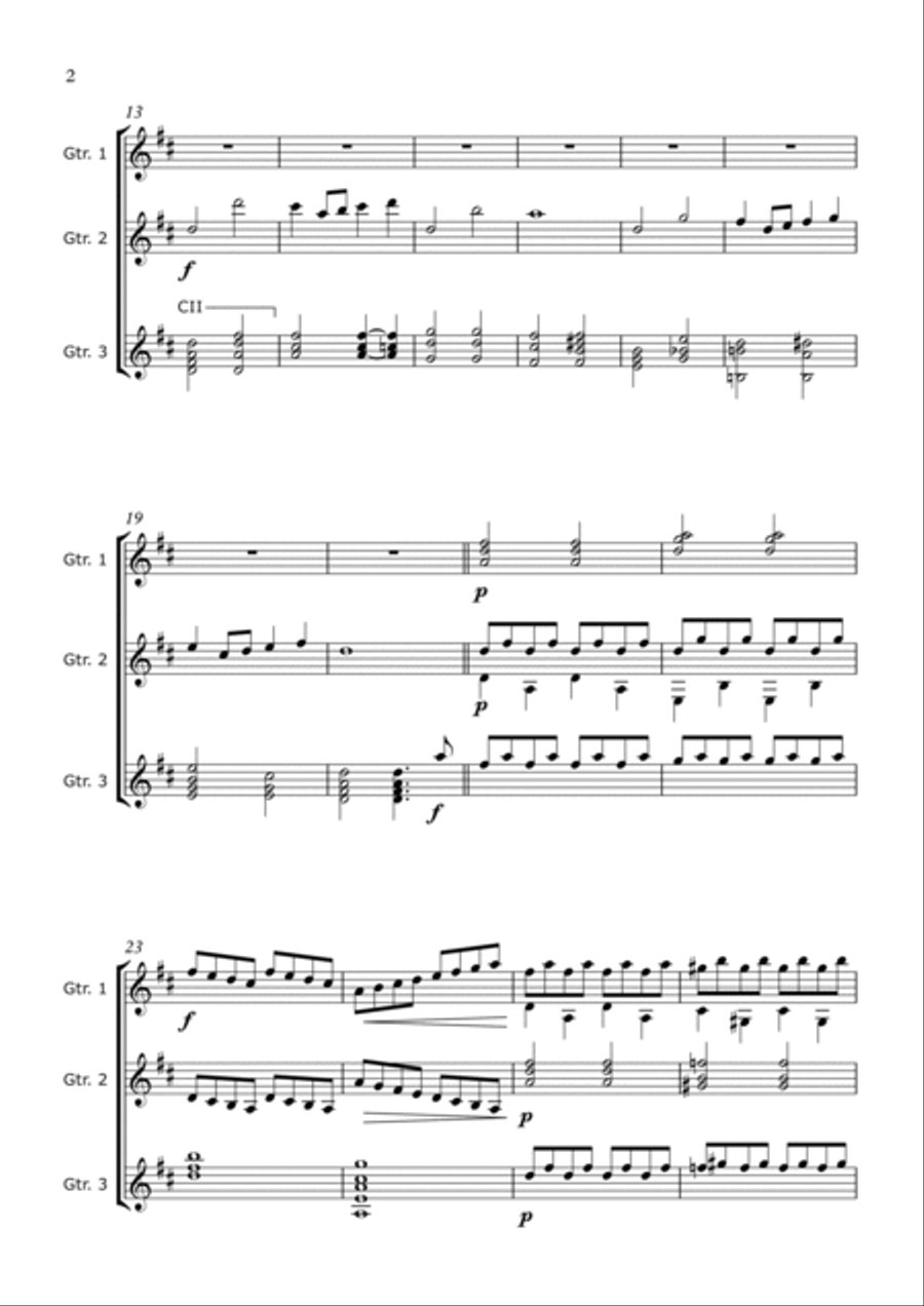 Over The Rainbow Guitar scores gallery preview page 3