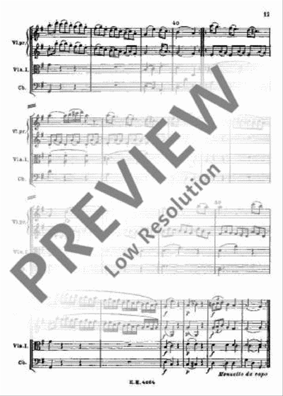 Serenade No. 6 D major Chamber Orchestra scores gallery preview page 16