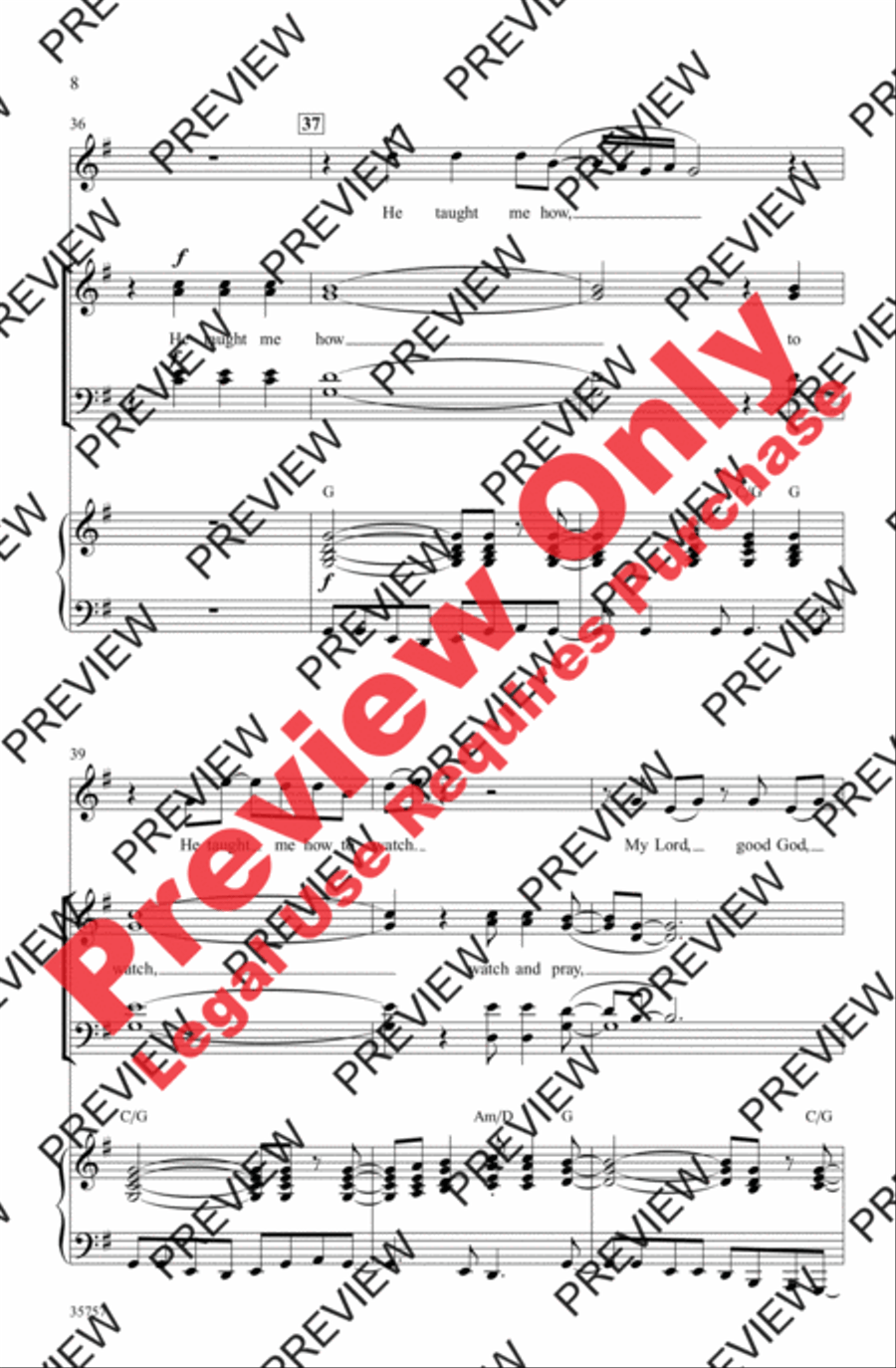 Oh Happy Day Oh Happy Day 4-Part scores gallery preview page 8