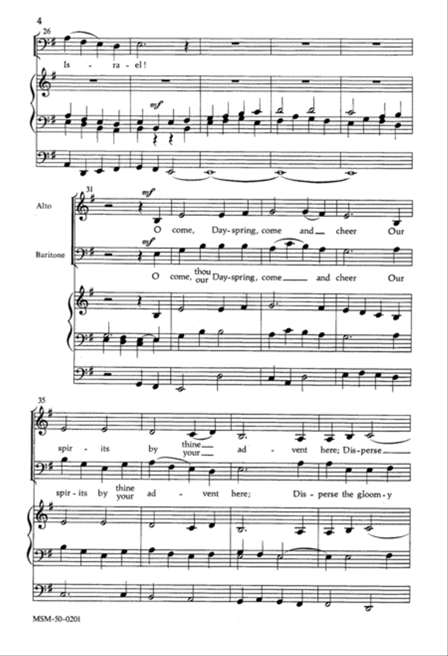 O Come, O Come, Emmanuel O Come, O Come, Emmanuel 3-Part scores gallery preview page 3
