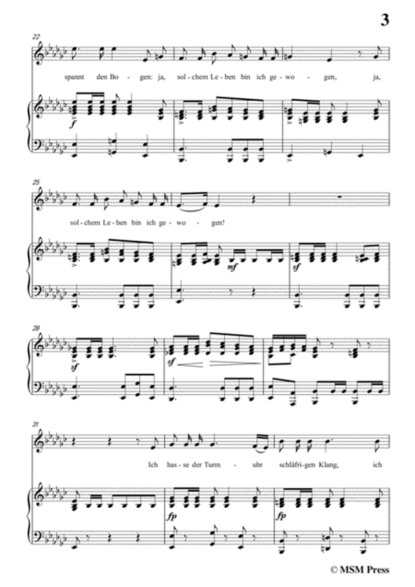Schubert-Lied des gefangenen Jäger,Op.52 No.7,in e flat minor,for Voice&Piano image number null