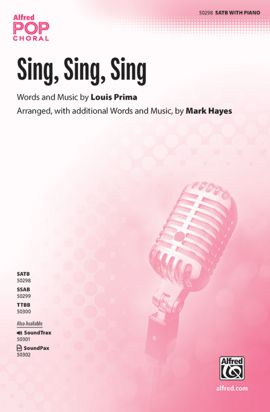 Sing, Sing, Sing 4-Part scores gallery preview page 1