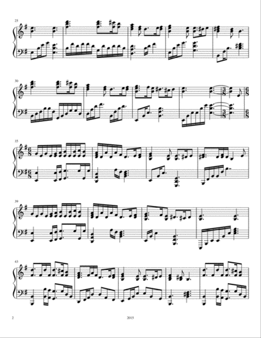 What Child is This Piano Solo scores gallery preview page 2