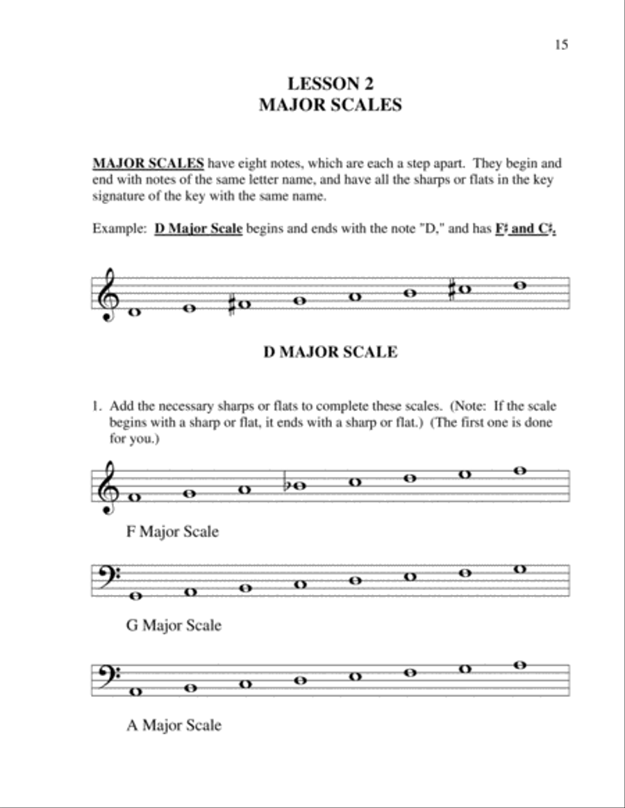 Basics of Keyboard Theory: Level III (early intermediate)