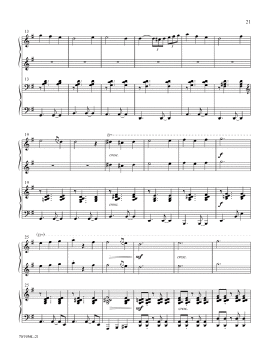 Praises and Prayers Praises and Prayers Piano Duet scores gallery preview page 15