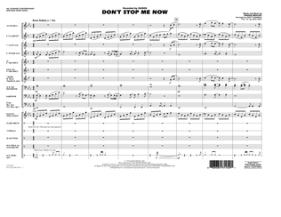 Book cover for Don't Stop Me Now - Conductor Score (Full Score)