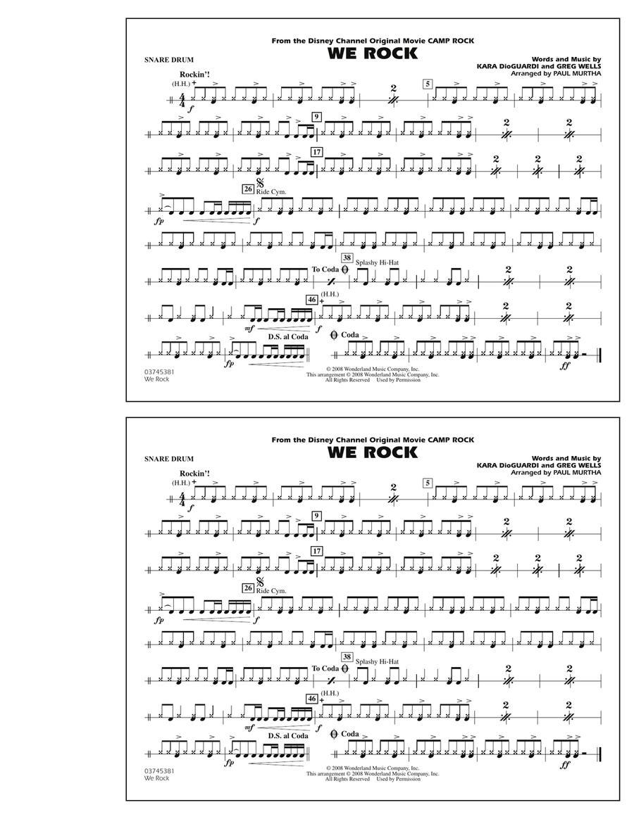 We Rock (from Disney's 