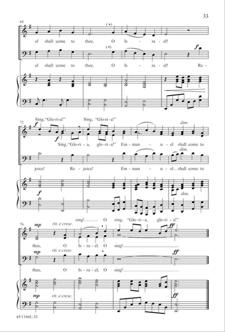 12 Carols for about 12 Singers 3-Part scores gallery preview page 34