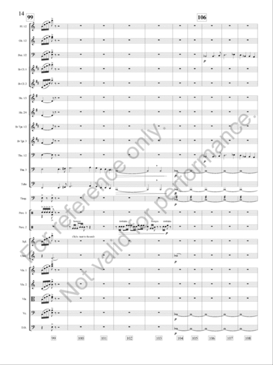 God Of Our Fathers Full Orchestra scores gallery preview page 15
