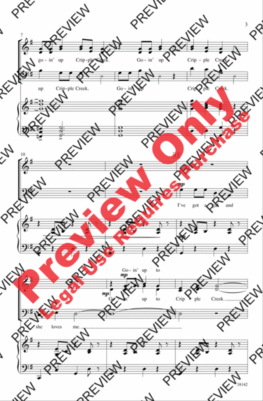 Cripple Creek 3-Part scores gallery preview page 3