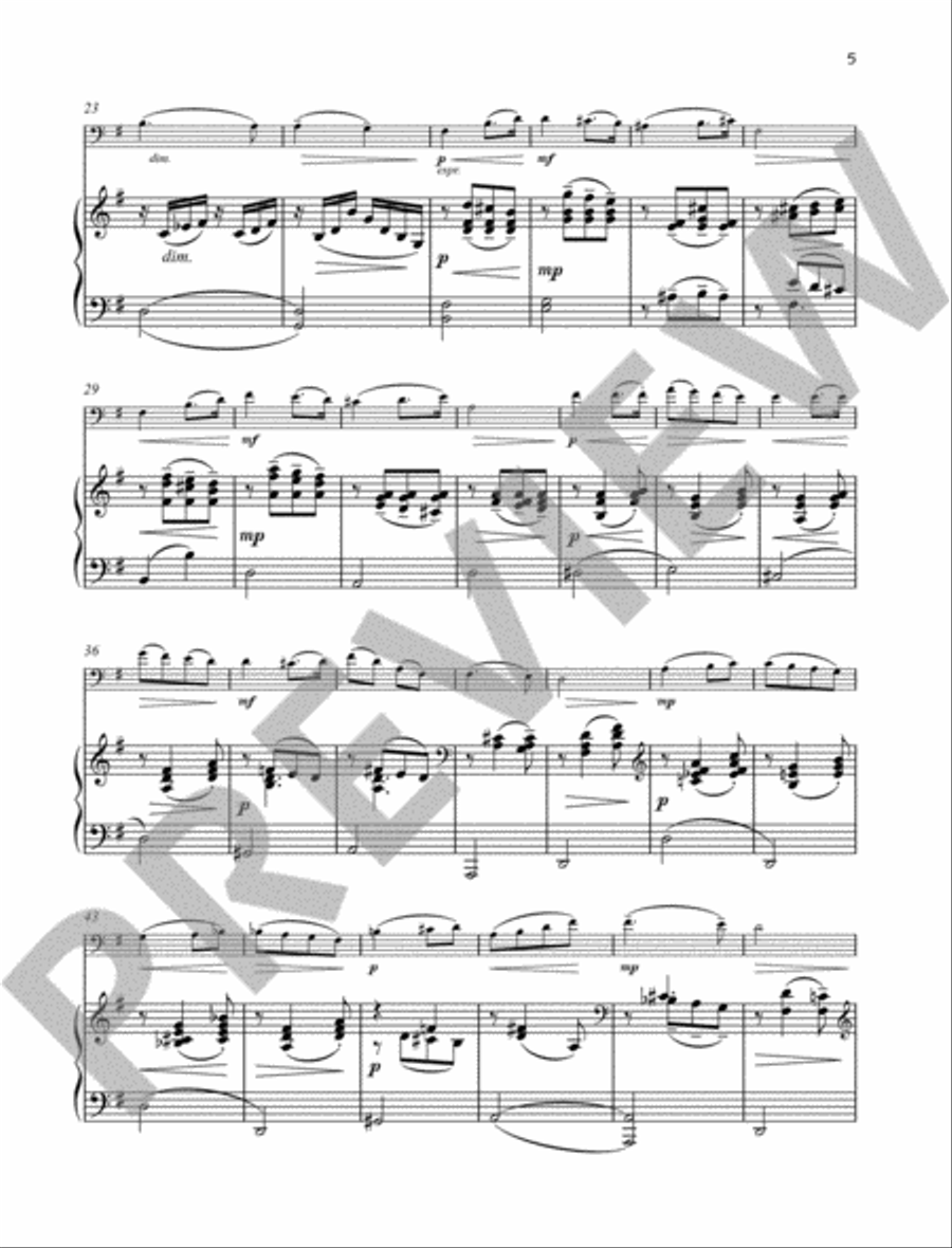 6 Easy Concert Pieces, Op. 4, 7-10 Piano Accompaniment scores gallery preview page 3
