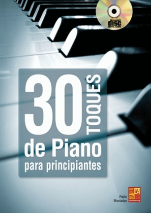 Muntadas Pablo 30 Toques Piano Princ Pf Bk/cd