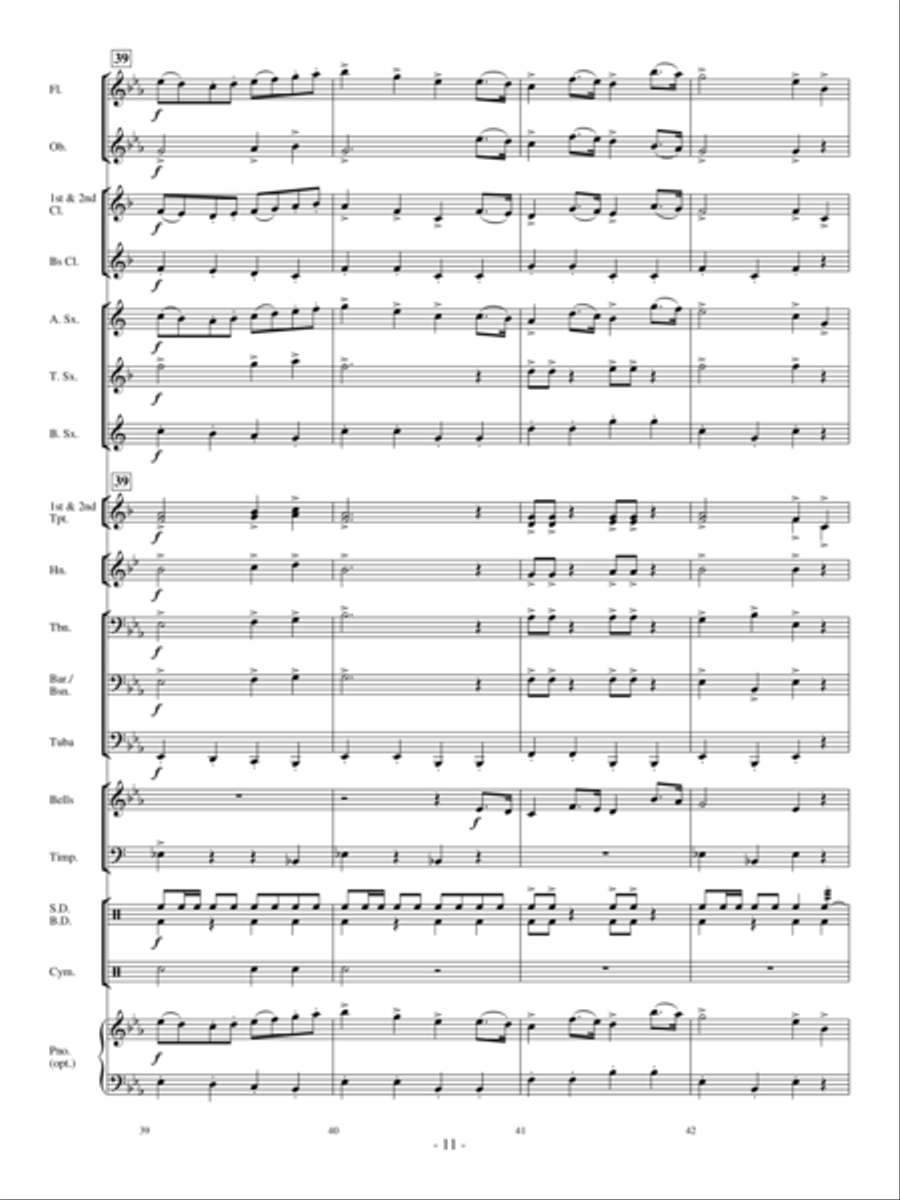 The Thunderer Concert Band scores gallery preview page 10