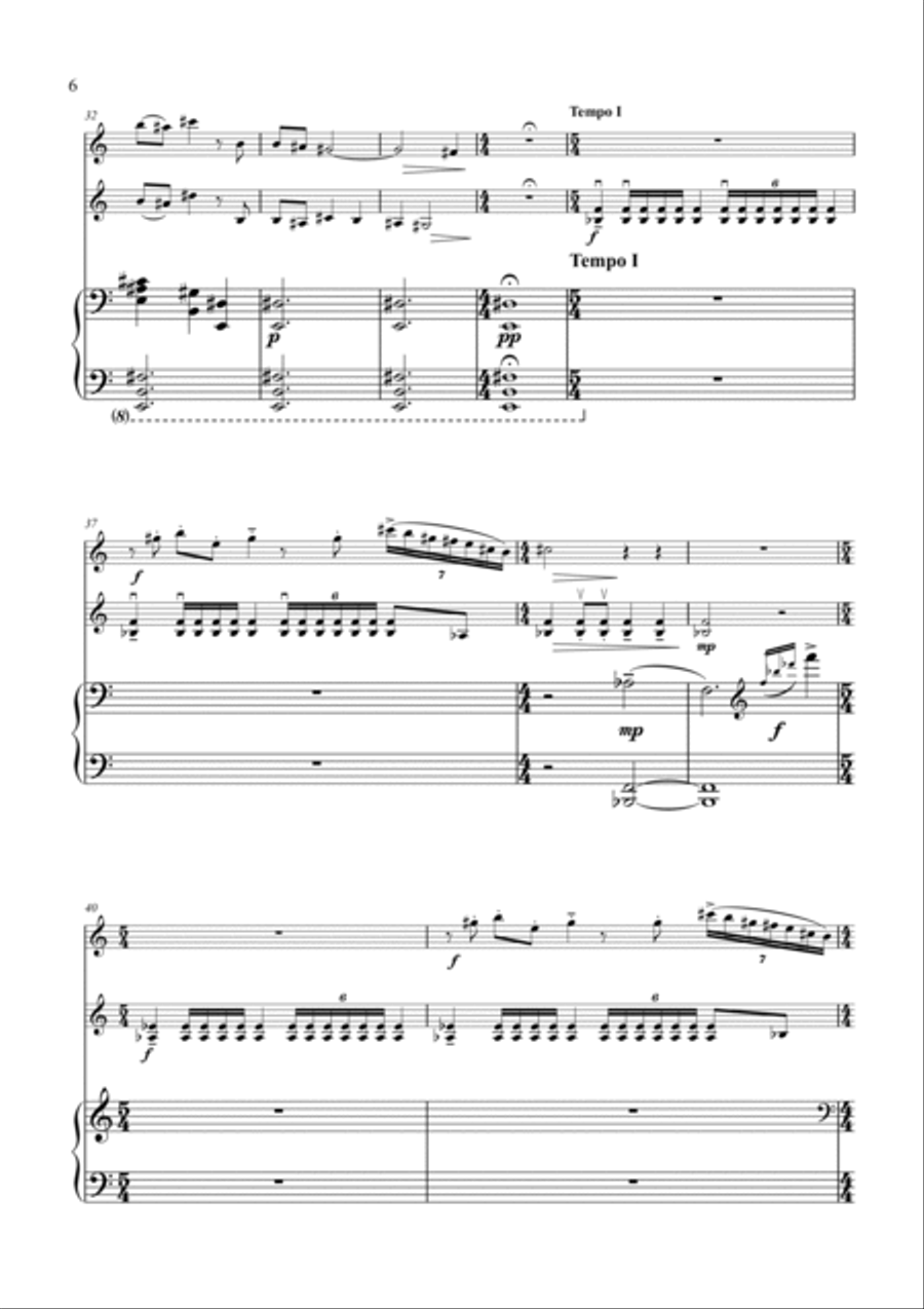 The stirring of the Great Unknown Small Ensemble scores gallery preview page 6