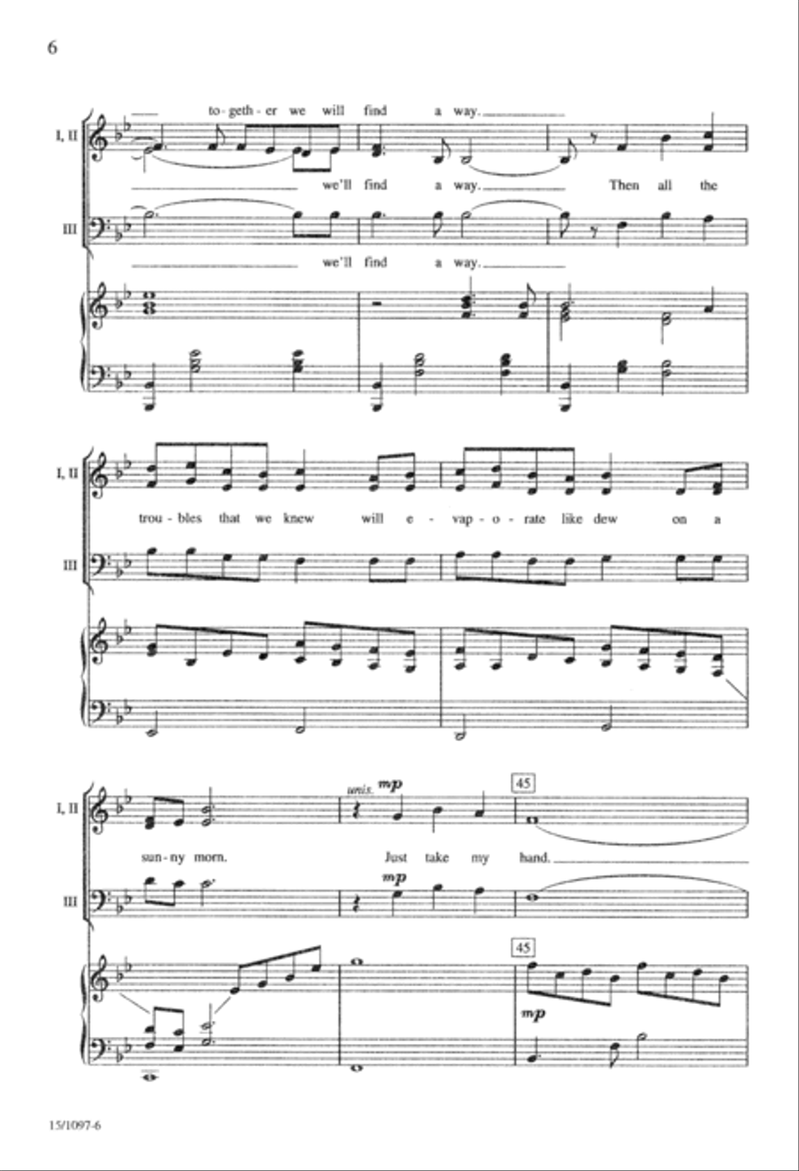 We'll Find a Way 3-Part scores gallery preview page 6