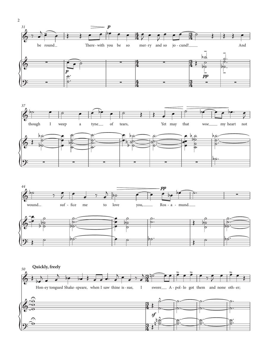 Map Of The World Piano, Vocal scores gallery preview page 2