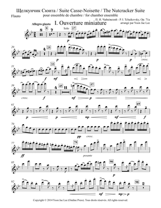 The Nutcracker Suite for Chamber Ensemble, Op. 71a - Set of Parts