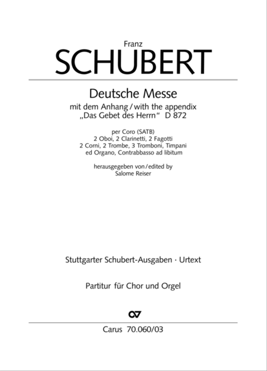 Deutsche Messe 4-Part scores gallery preview page 2