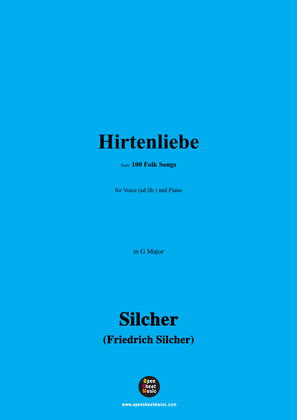 Silcher-Hirtenliebe,for Voice(ad lib.) and Piano