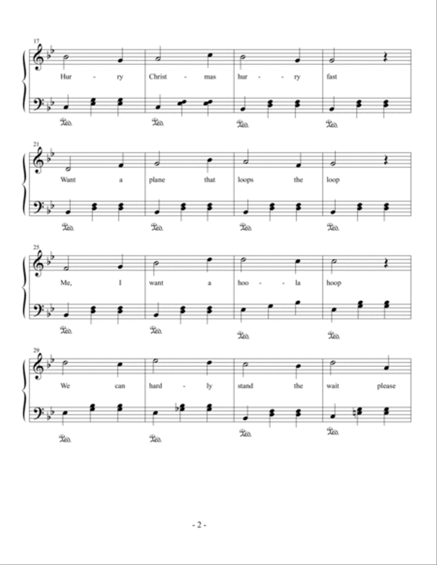 The Chipmunk Song Voice scores gallery preview page 2