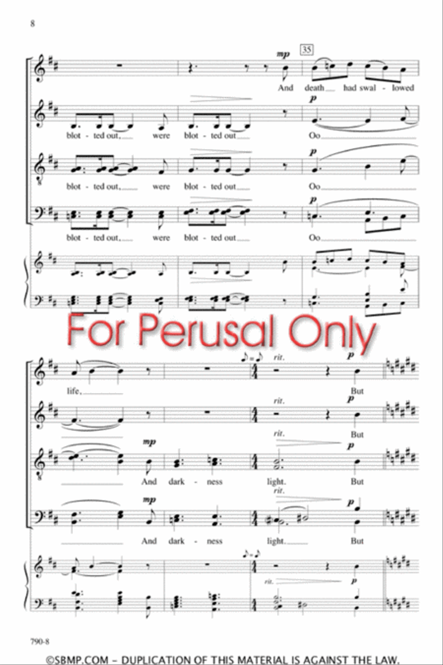 A Winter Landscape - SATB divisi Octavo Divisi scores gallery preview page 7