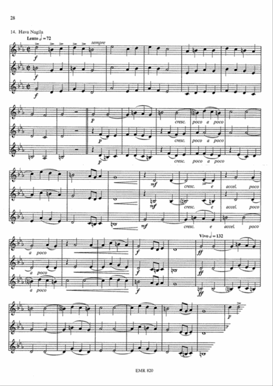 Golden Hits Euphonium Trio scores gallery preview page 14