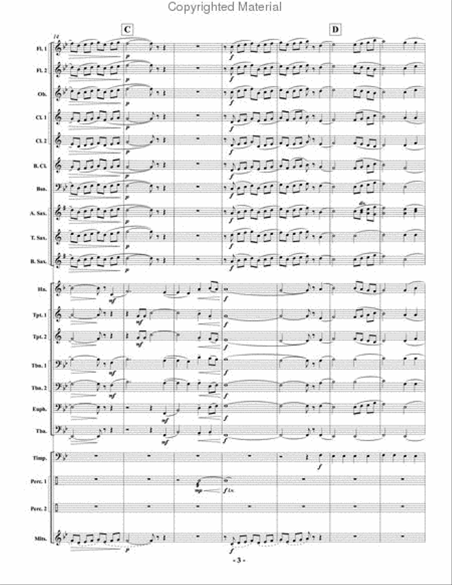 Amber Terrace Dreams Amber Terrace Dreams Concert Band scores gallery preview page 4