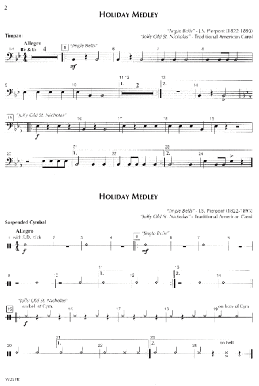 Standard of Excellence: Sounds of the Season-Drums, Timpani & Auxiliary Percussion Concert Band Methods scores gallery preview page 2