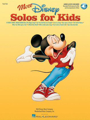 Book cover for More Disney Solos for Kids