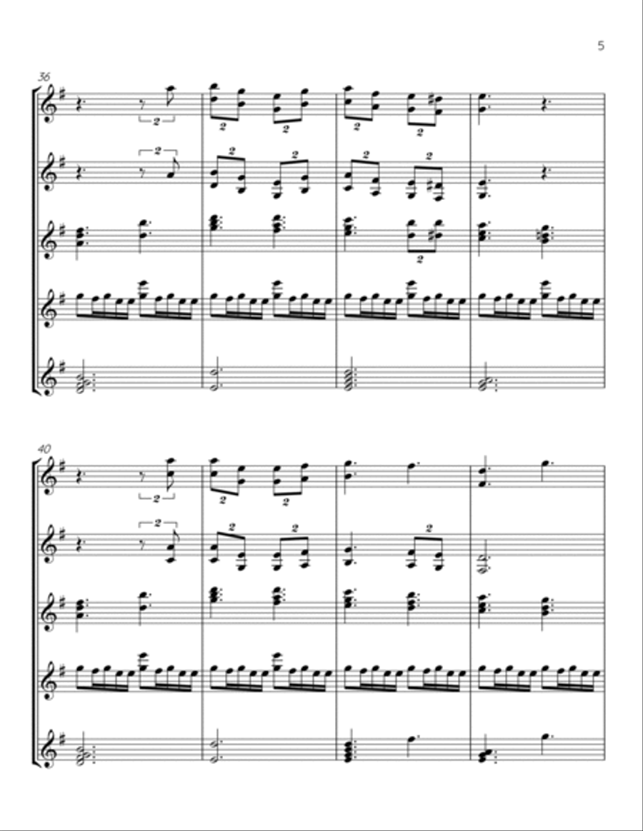 Carol of Emmanuel for Mallets Glockenspiel scores gallery preview page 5