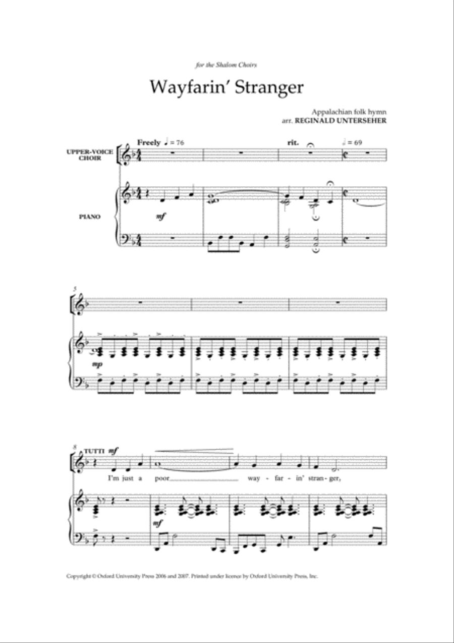 Wayfarin' Stranger Wayfarin' Stranger SA scores gallery preview page 2