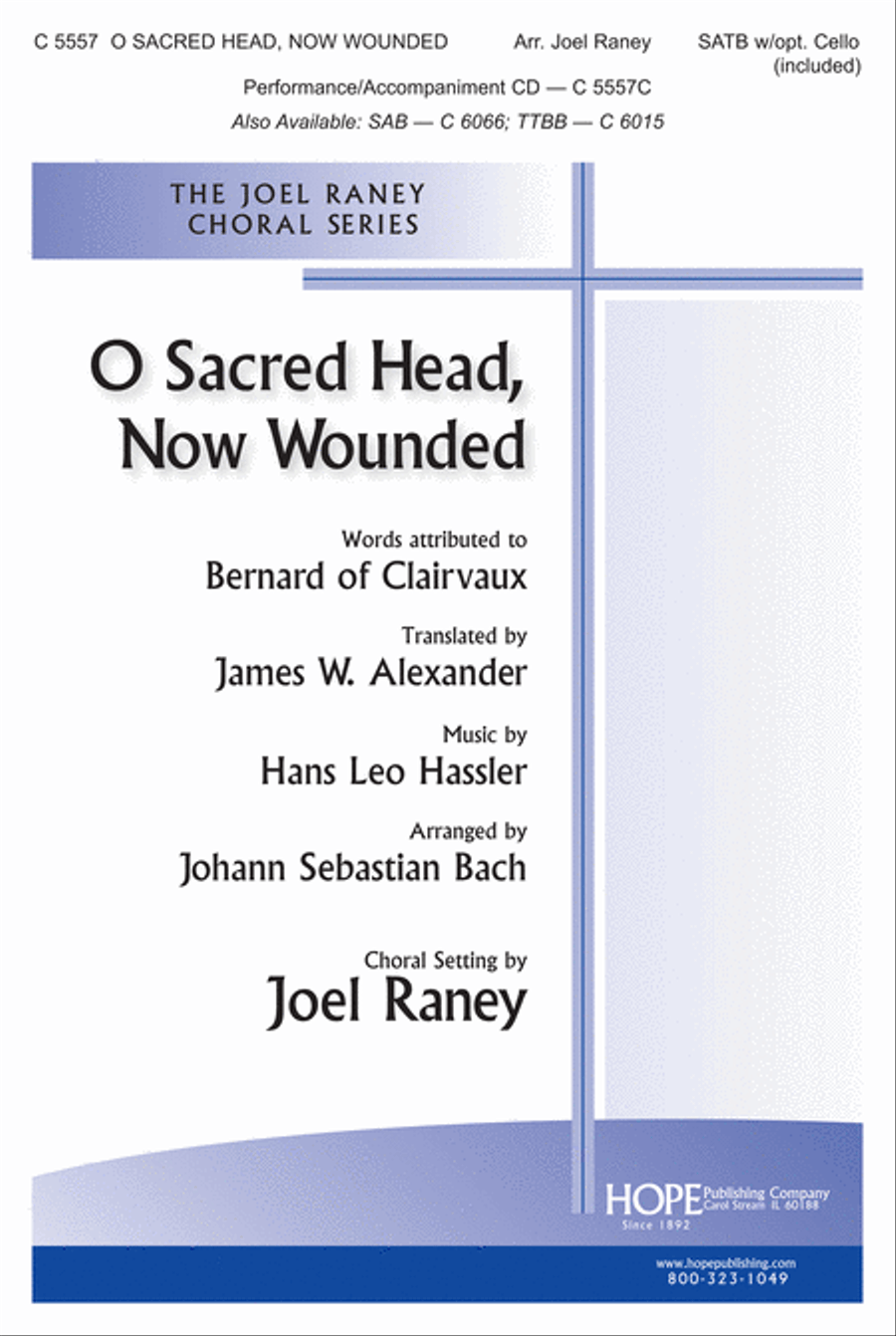 O Sacred Head, Now Wounded 4-Part scores gallery preview page 1