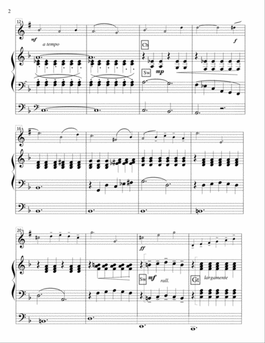 Maggiolata-Hubay-Bass Clarinet/Organ Woodwind Duet scores gallery preview page 2