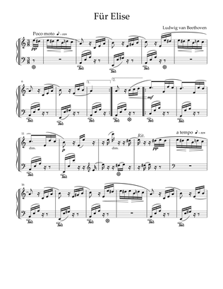 Fur Elise - Beethoven (Piano Solo)