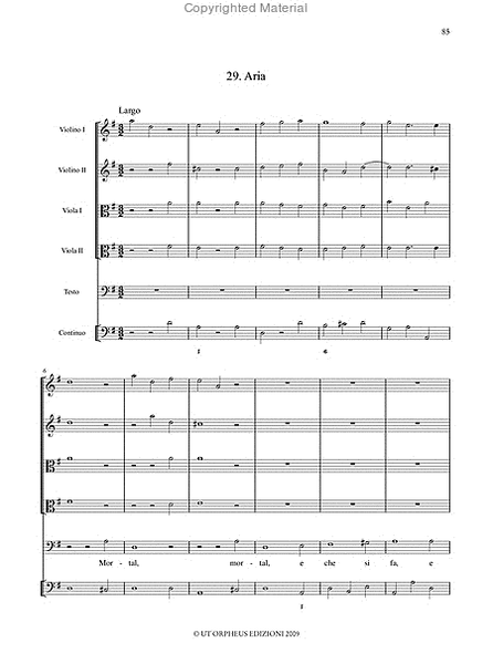 Giona. Oratorio for 5 Voices (SSATB), Strings and Continuo (Modena 1689). Critical Edition