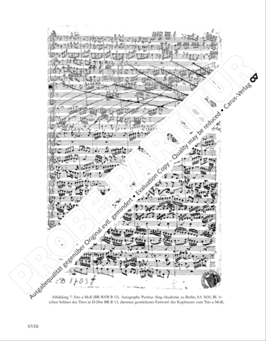 Gesamtausgabe Band 3 (Kammermusik: Duette, Solo- und Triosonaten) Score scores gallery preview page 19