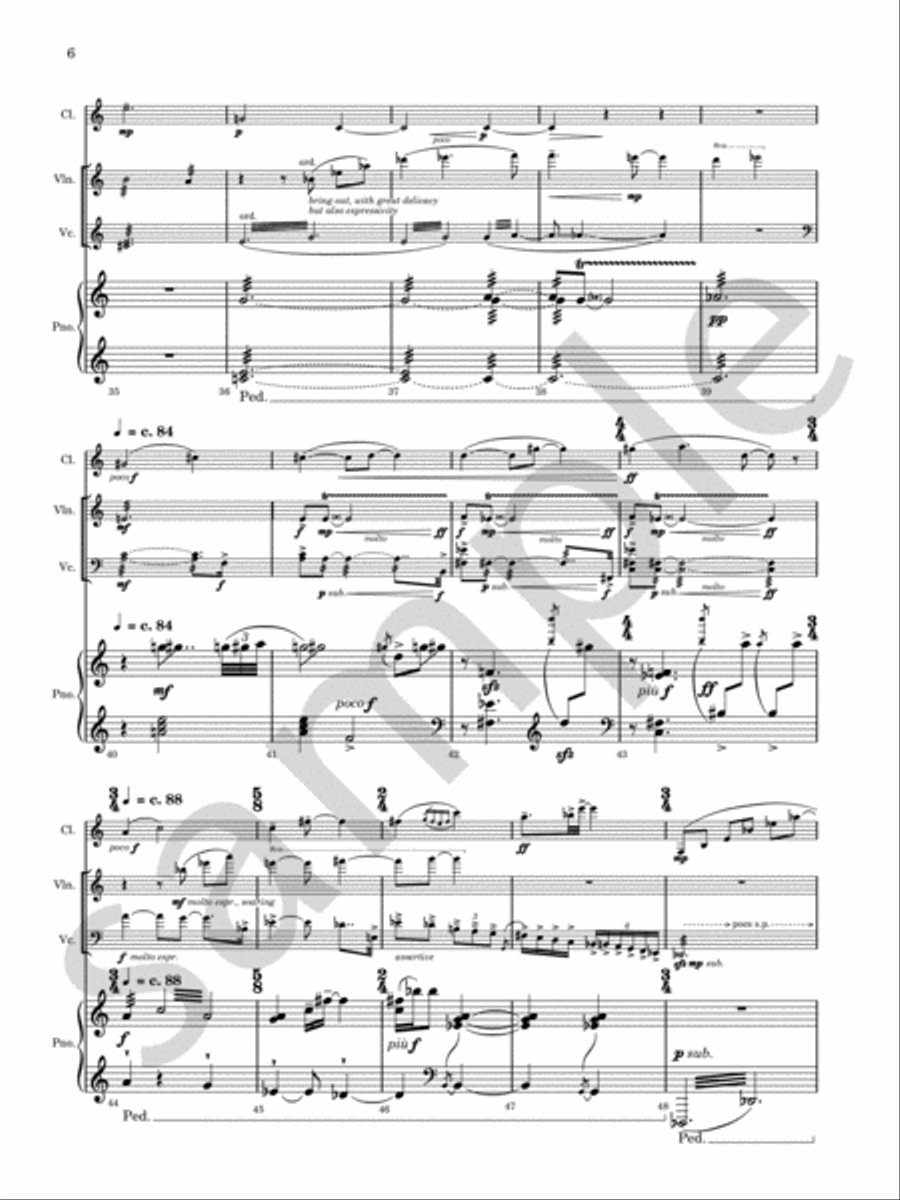 Birkat Haderekh – Blessing for the Road Chamber Music scores gallery preview page 8