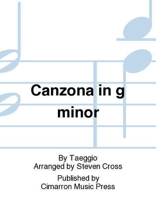 Canzona in g minor