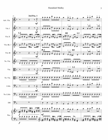Hanukkah Medley for Multi-Level String Orchestra image number null