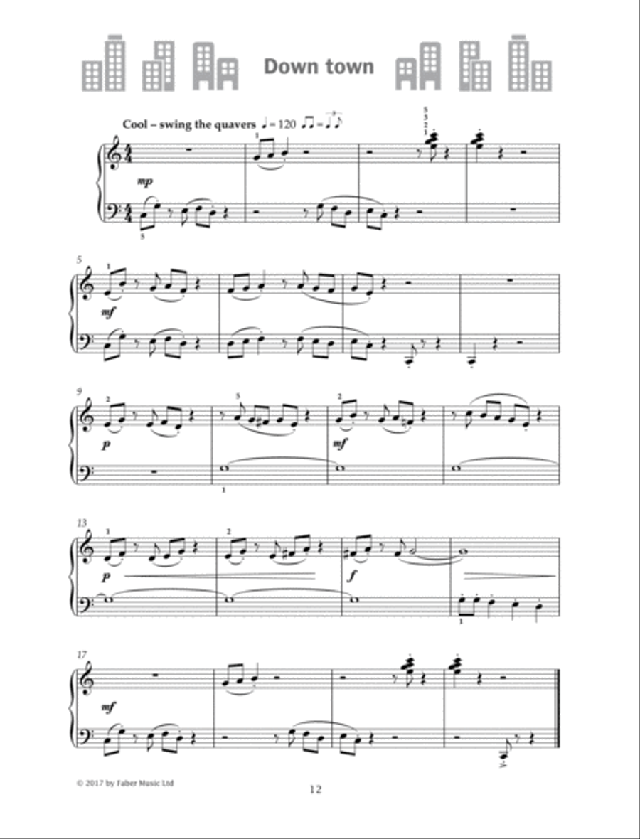 Improve Your Sight-Reading! A Piece a Week -- Piano, Level 3 Piano Method scores gallery preview page 3