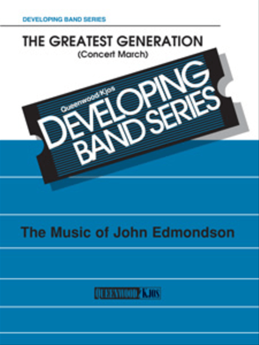 The Greatest Generation (Concert March) Concert Band scores gallery preview page 1