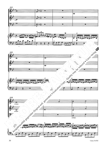 Organ Concerto in B flat major (Orgelkonzert in B)