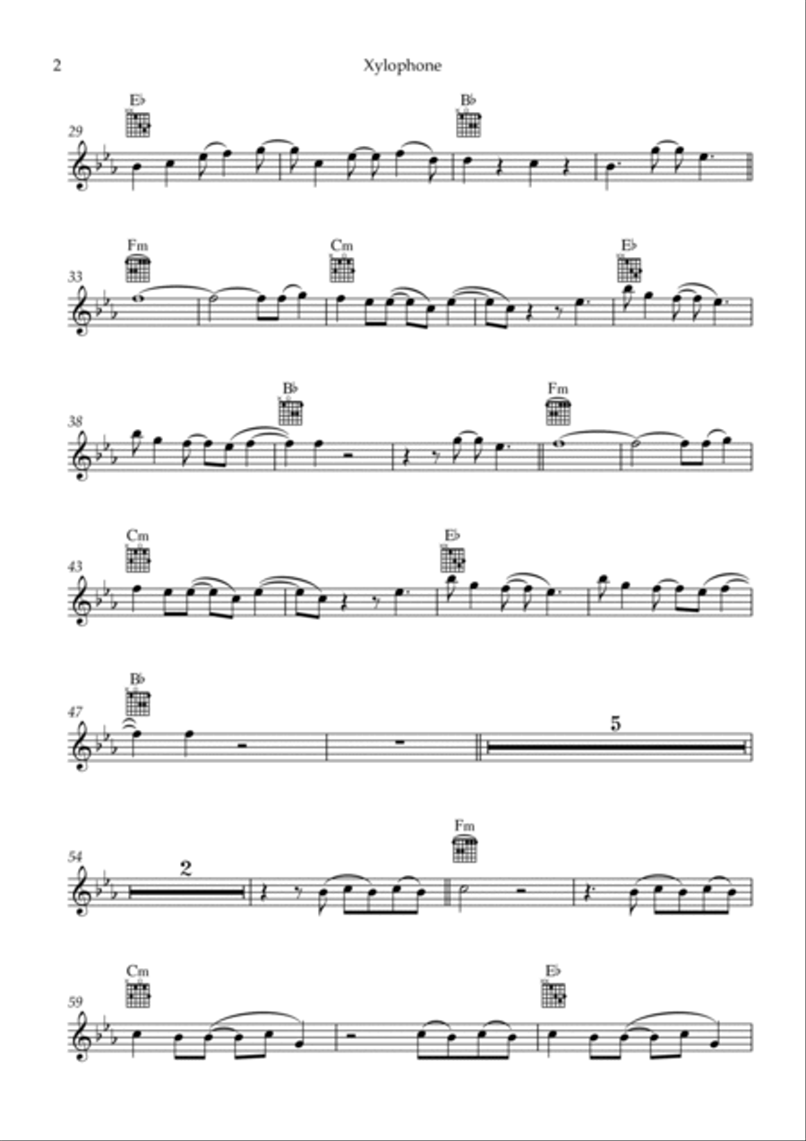 Blinding Lights Percussion scores gallery preview page 2