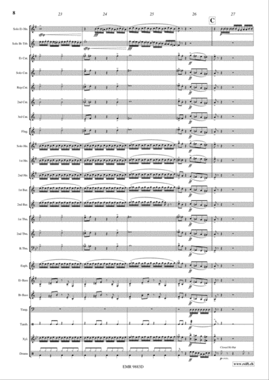 Green Hornet Theme Brass Duet scores gallery preview page 8
